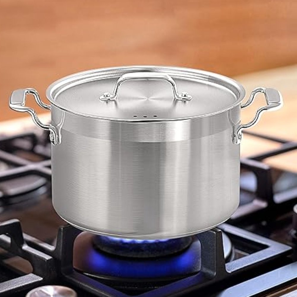 5-Quart Stainless Steel Stockpot ( new with box)